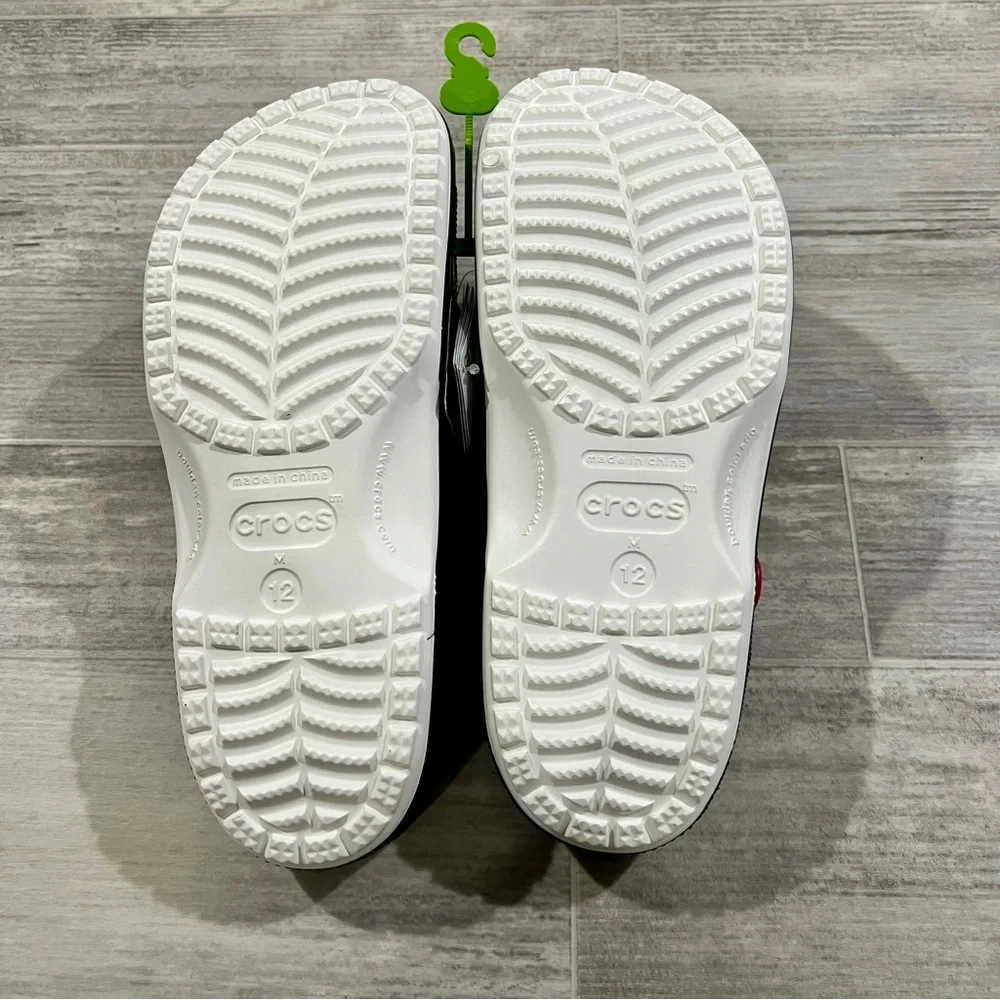 Crocs NBA Miami Heat Classic Clogs Men Size 12‎ 208861-001 NEW